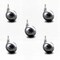 Service Caster 2.5 Inch Bright Chrome Metal Ball Caster - 5/16 Inch Threaded Stem, 5PK SCC-TS01S25-DCS-BC-5161878-5 - alternate 1